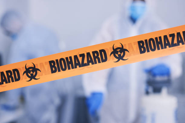 Professional Infectious Disease Decontamination technician working in Blue Point, NY